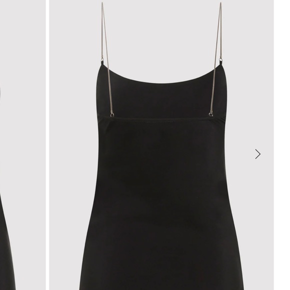 ST. AGNI Fine Chain Black Silk Cami Top EUC XS - Picture 3 of 10